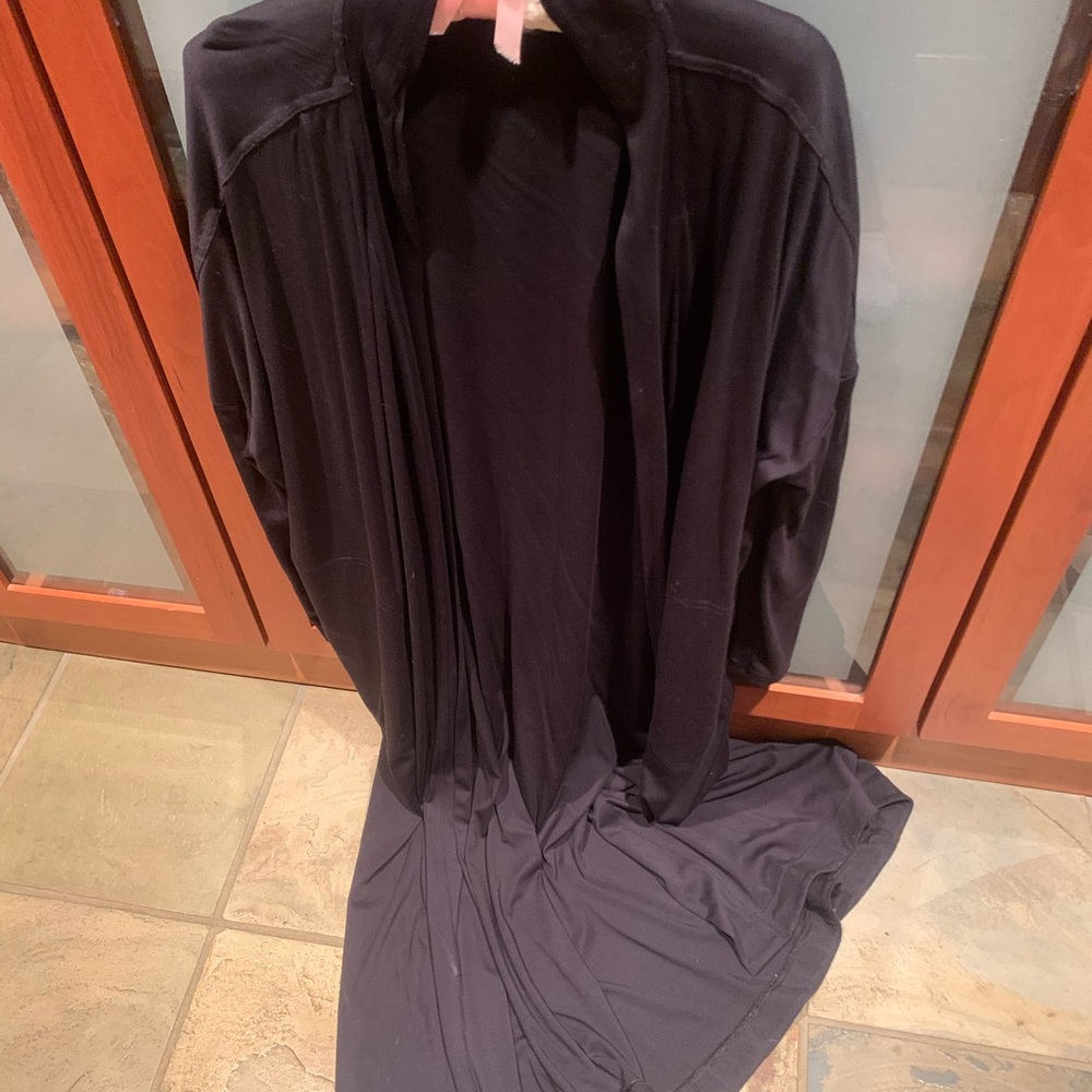 Athleta Black Long Robe - Picture 3 of 3